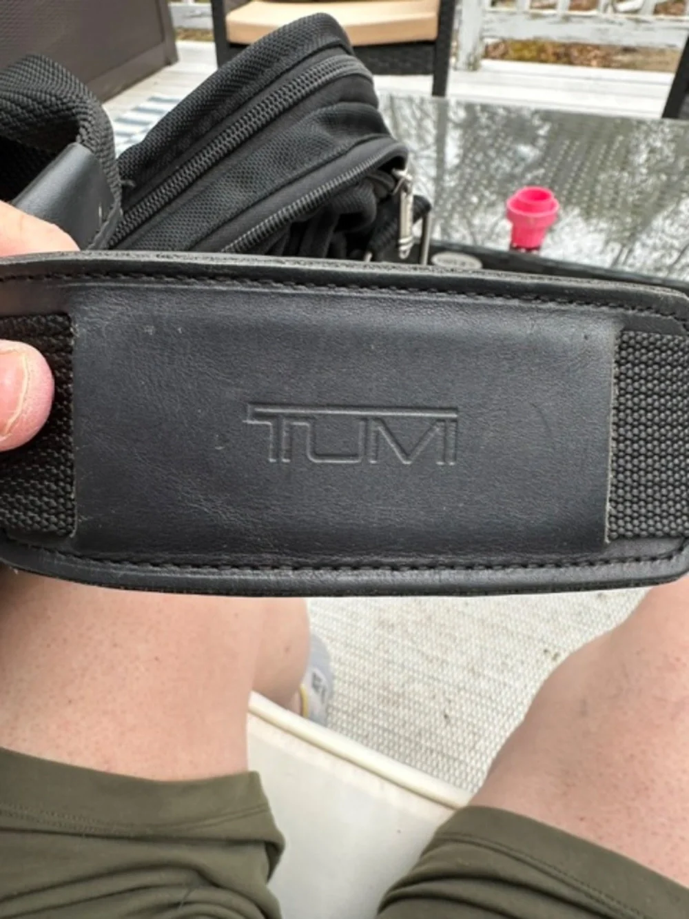 TUMI Alpha Black Nylon Laptop/File Bag- Excellent Condition